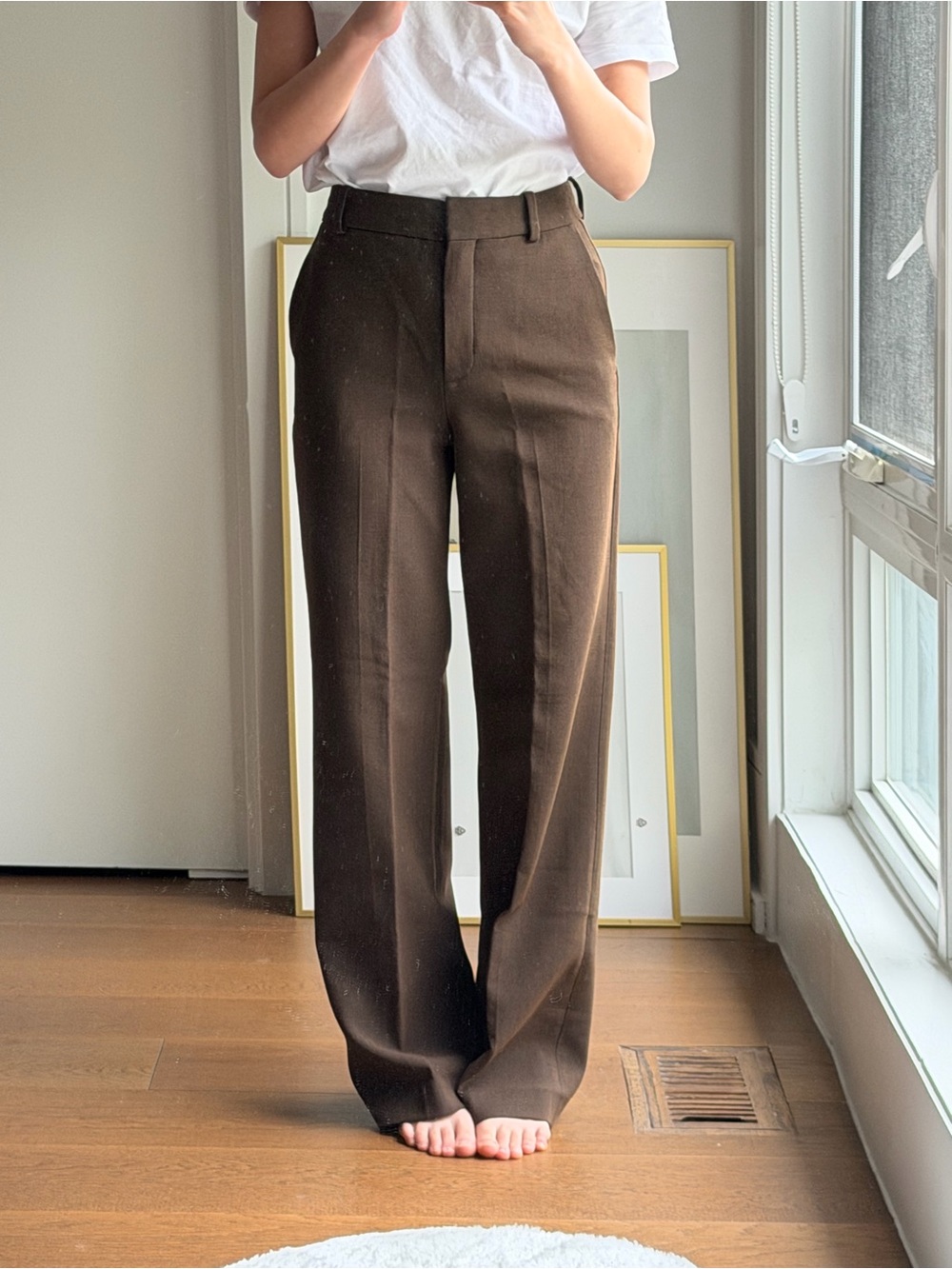 Babaton effortless Pants in soft structured fabrin